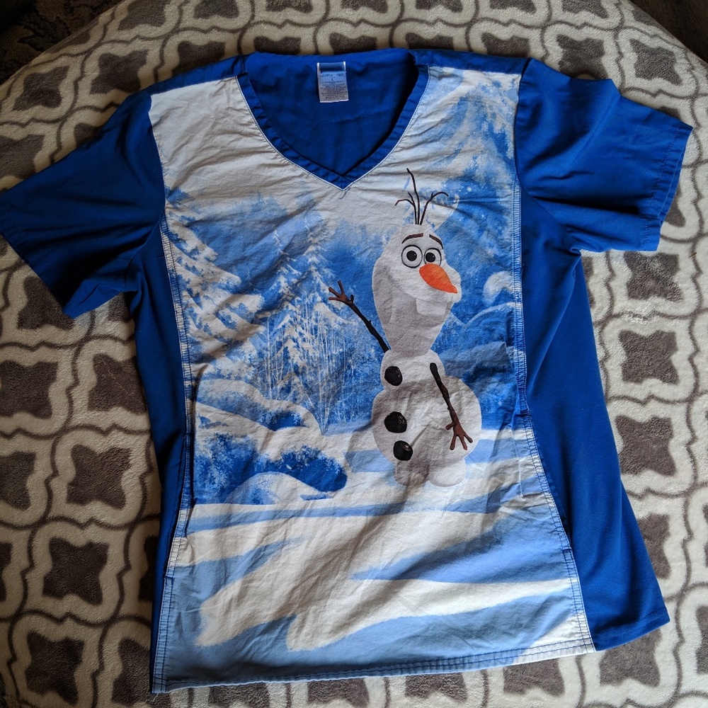 Frozen Scrub Top